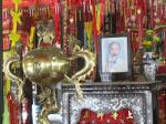 one of the many smaller altars, this one dedicated to Ho Chi Minh